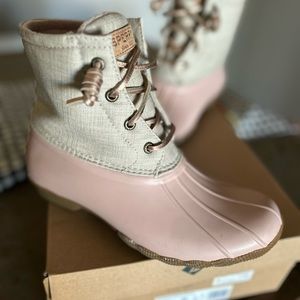 Sperry Saltwater Rose-Oat size 7
